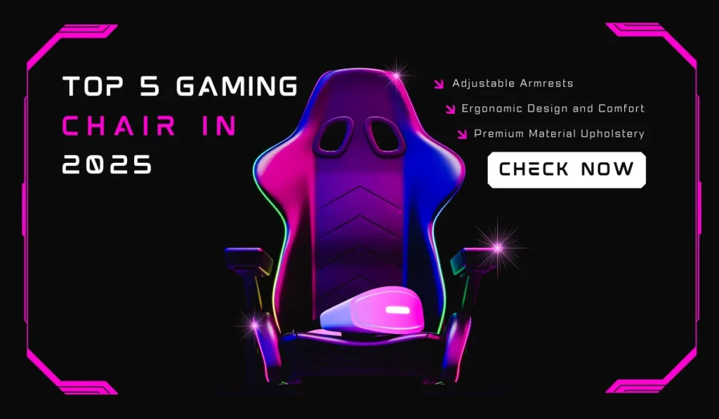 Top 5 Gaming Chairs Brands in 2025 Expert Reviews & Rankings